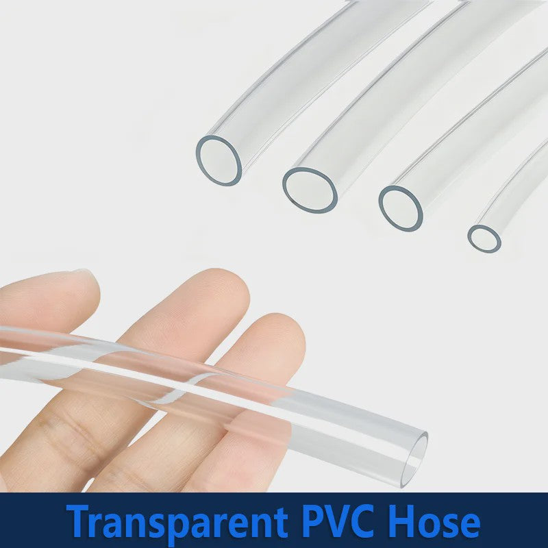 Flexibele Transparante PVC Slang - 4-24mm Binnendiameter, 3/5 Meter Lengte