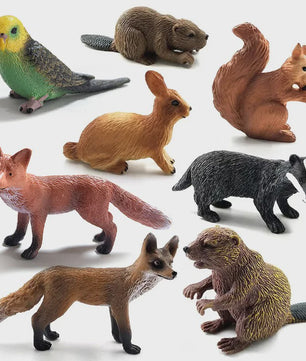 Miniatuur Dieren Beeldjes - Bosdieren, Vogels & Meer voor Tuin & Huisdecoratie
