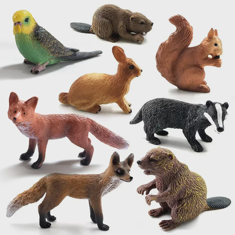 Miniatuur Dieren Beeldjes - Bosdieren, Vogels & Meer voor Tuin & Huisdecoratie
