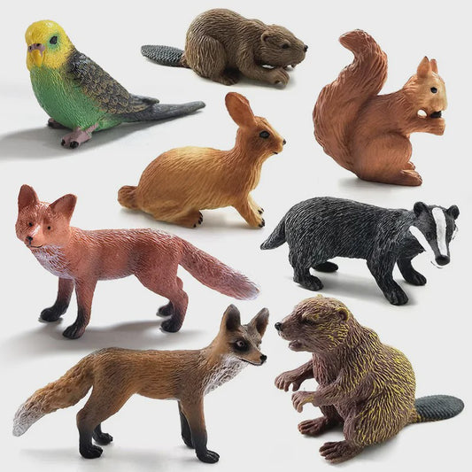 Miniatuur Dieren Beeldjes - Bosdieren, Vogels & Meer voor Tuin & Huisdecoratie