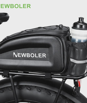 NEWBOLER Fietstas Grote Capaciteit Waterdicht Hard Shell Achterdrager Tas voor MTB & E-Bike