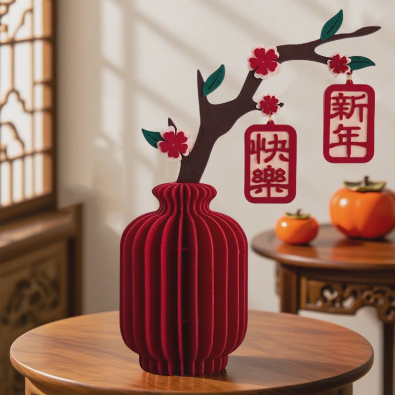 Rode Kalebas Honingraat Decoratie - Chinees Nieuwjaar, Lente Festival & Feestelijke Aankleding