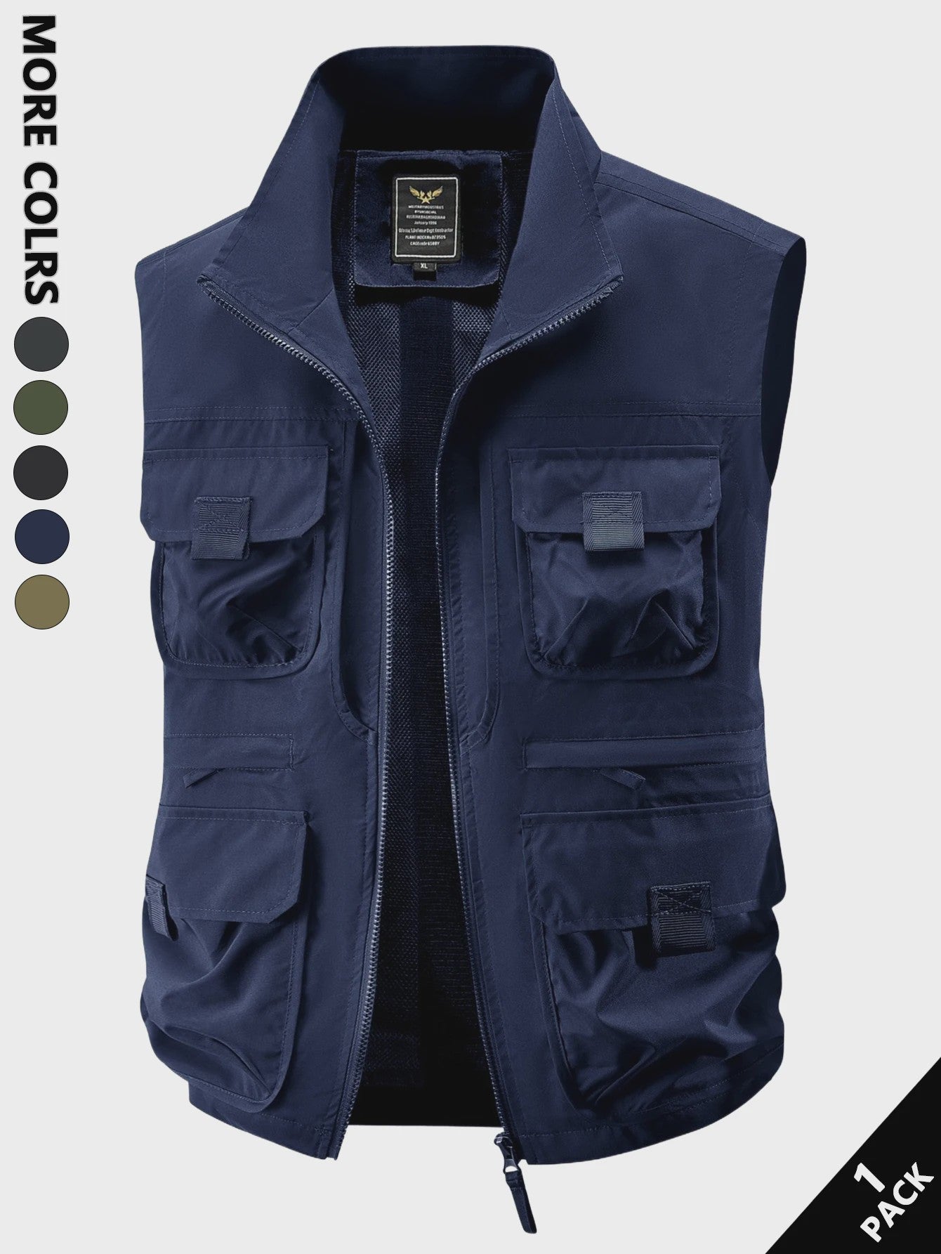 Herfst/Winter Casual Werk Vest - Winddicht & Warm voor Mannen