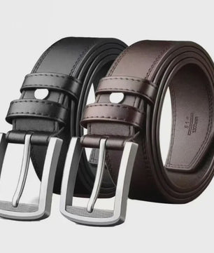Luxe Heren Riem van Echt Leer - Zakelijk & Modieus