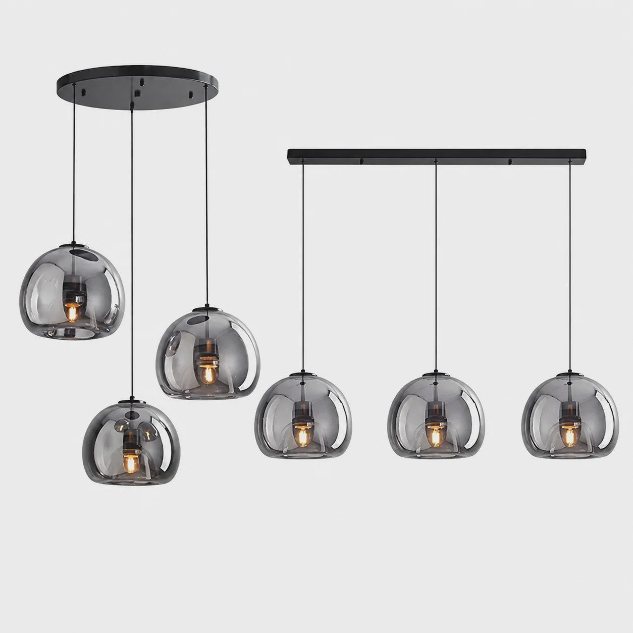 Moderne Glazen Hanglamp - Stijlvol Design voor Woonkamer, Eetkamer & Keuken
