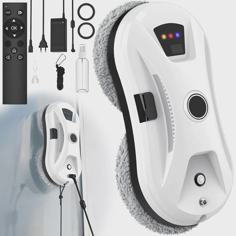 Intelligente Ramenwisser Robot met Krachtige 5600PA Zuigkracht - Automatisch, Anti-Drop, Afstandsbediend
