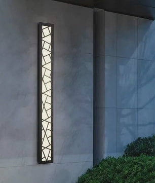 Moderne RVS LED Buitenmuurverlichting IP65 Waterdicht - 12CM Breed