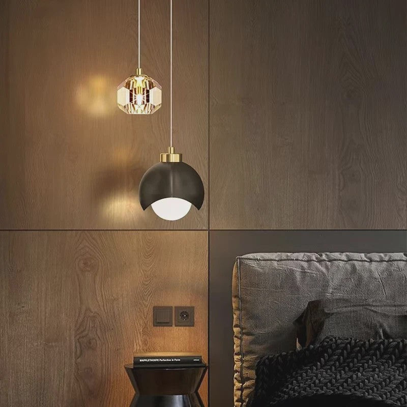 Moderne Hanglamp Glas Bol LED - Sfeervolle Verlichting voor Slaapkamer, Eetkamer & Keuken