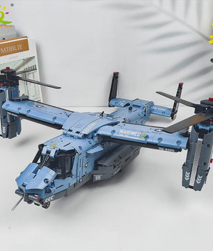 Bouwset V-22 Tiltrotor Vliegtuig & Helikopter - 1389 Stukjes Militair Model