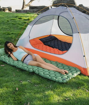 Inflatable Mattress Sleeping Pad Ultralight Camping Mat Air Mattress Camp Mat for Hiking Tent Travel Backpacker