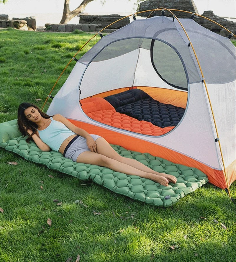 Inflatable Mattress Sleeping Pad Ultralight Camping Mat Air Mattress Camp Mat for Hiking Tent Travel Backpacker