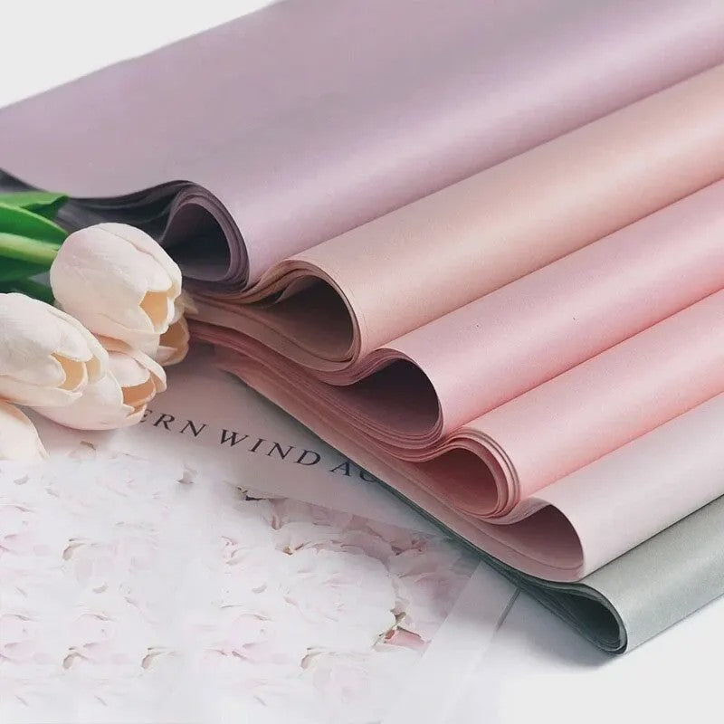 40 Vellen Decoratief Tissuepapier 75x52cm - Ideaal voor Bloemen, Cadeaus & Knutselen