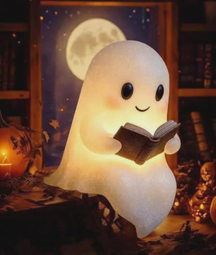 Schattige Halloween Spooklamp - Lezende Geest Decoratie - Batterijverlichting