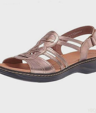 Dames Zomer Sandalen - Comfortabele Floral Slippers met Wedge Hak - Lichtgewicht & Ademend