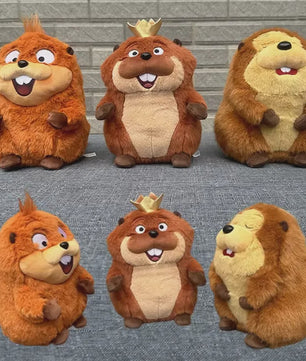 Knuffel Bever King George Mabel Loaf - Zacht & Pluche Speelgoed voor Kinderen