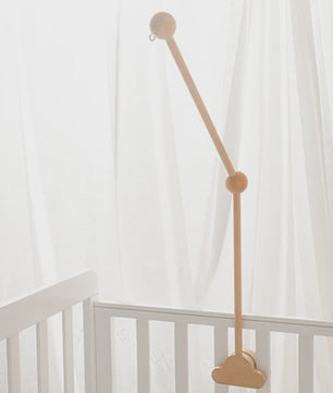 Houten Baby Bedmobiel Armatuur - Veilige & Stijlvolle Ophanging voor Speelgoed