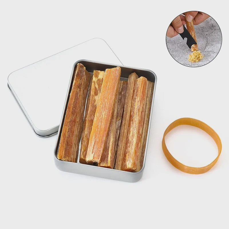 Fatwood Fire Starter Sticks - Natuurlijke Aanmaakhoutjes voor Buiten & Survival