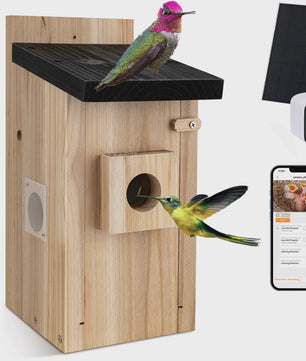 Slim Vogelhuisje met Camera: Slimme Nestkast met Bewegingsdetectie & App