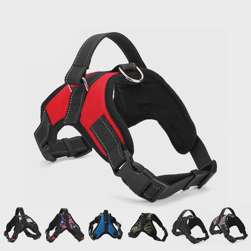 Verstelbaar Hondentuigje met Snelsluiting - Ademend Nylon Vest