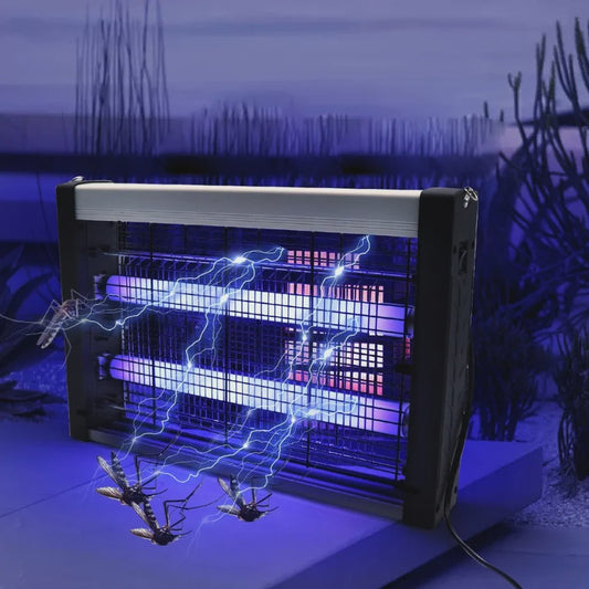 UV Muggenlamp - Oplaadbare Elektrische Insectendoder, Stiller dan 30dB, Binnen & Buiten