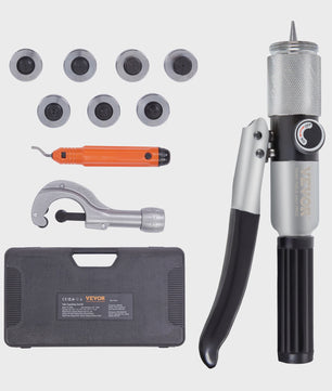 Hydraulische Pijp Expander Set met 7 Koppen, Pijpsnijder & Ontbramer