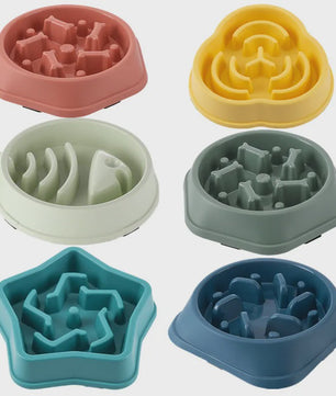 Anti-schrok Voerbak voor Hond en Kat - Vertraagt Eten, Gezond & Antislip