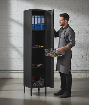 Robuuste Metalen Lockerkast - Anti-roest Design met Meerdere Lagen en Veelzijdige Opbergruimte