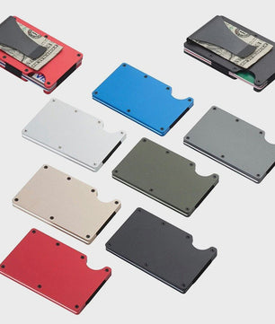 Minimalistische RFID Portemonnee met Geldclip - Slank & Krasbestendig Kaarthouder
