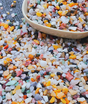 Kleurrijke Decoratieve Grindstenen voor Aquarium, Terrarium & Planten - 500/1000g