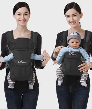 Ergonomische 4-in-1 Baby Draagzak: Verstelbaar van Pasgeboren tot Peuter