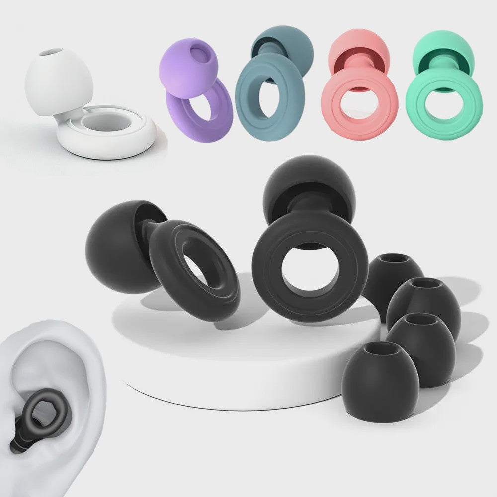 Siliconen Oordopjes: Geluidsisolerend, Waterdicht & Comfortabel voor Slapen, Zwemmen en Kinderen
