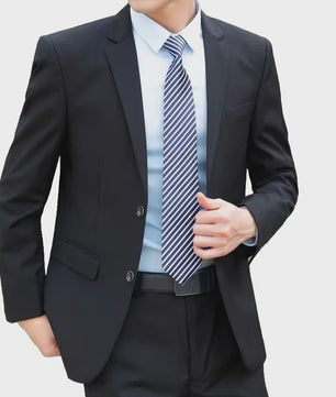 Stijlvol 8XL Herenpak: Italiaans Design Slim Fit Blazer & Pantalon voor Business, Bruiloft & Feest