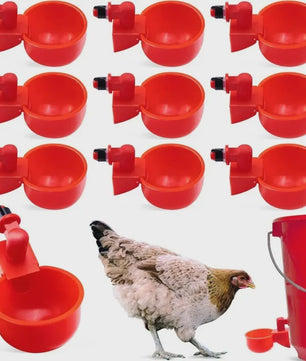 Set van 10 of 20 Automatische Kippen Drinkbakken - Pluimvee Waterdispenser