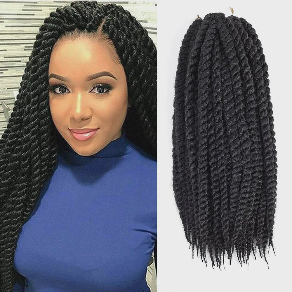 Havana Twist Crochet Haar - 6 Packs Synthetische Krullen voor Senegalese Twists