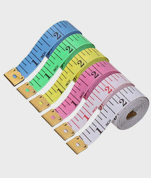 1/5/10x Flexibel Meetlint 150cm/60 Inch - Kleermakers & Naailint in Willekeurige Kleuren
