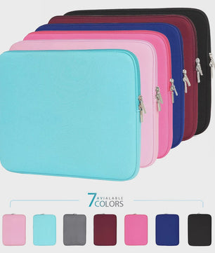 Zachte Katoenen Laptop Sleeve Tas - Beschermhoes voor 11" t/m 15.6" Laptops & Macbooks