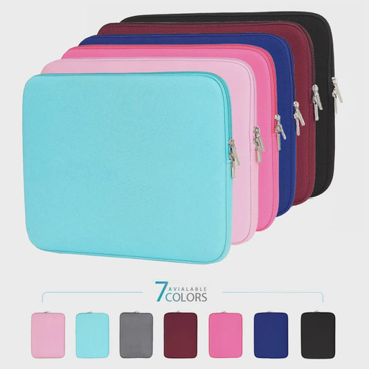 Zachte Katoenen Laptop Sleeve Tas - Beschermhoes voor 11" t/m 15.6" Laptops & Macbooks