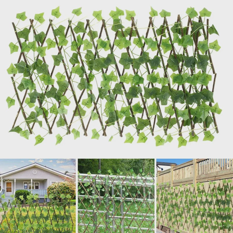 Uitschuifbaar Tuinscherm met Kunsthaag - Privacy en Decoratie voor Tuin & Balkon