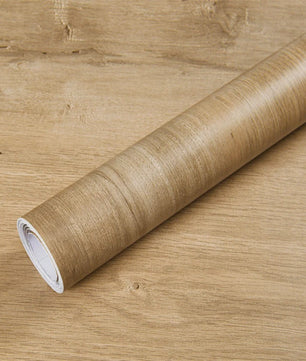 Waterdicht Vinyl Houtnerf Behang 55cm - Zelfklevend Decoratie voor Meubels