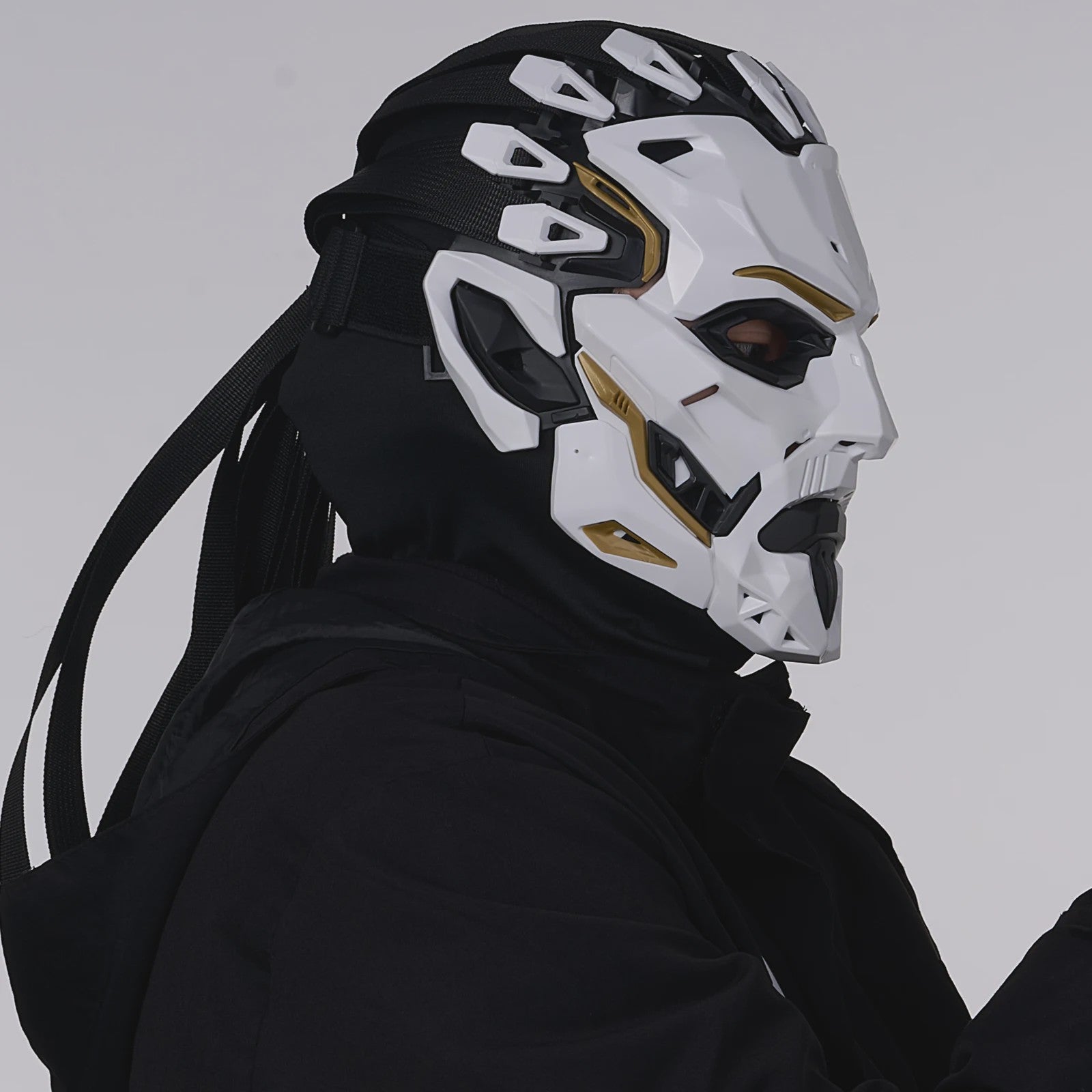 Futuristische Punk Cosplay Masker - Halloween & Feest Accessoire
