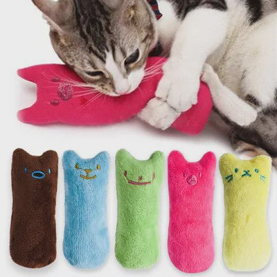 Grappig Kattenkruid Speeltje - Interactief Pluche Speelgoed voor Kittens & Katten