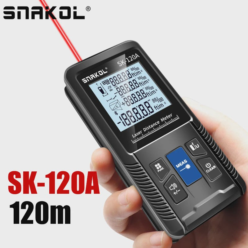 Digitale Laser Afstandsmeter 40m-120m - Precisie Meetlint met Diverse Functies