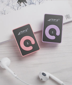 Compacte Mini MP3 Speler met Clip - Draagbare Muziekspeler voor Studenten - Ondersteunt 16GB TF Kaart