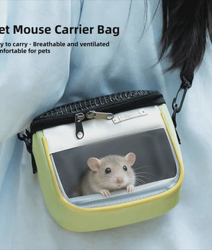 Ademende Draagbare Hamster & Klein Dier Schoudertas - Lichtgewicht & Ventilerend