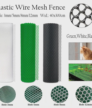 Universeel Beschermnet Plastic Gaas 40x300cm - Valbeveiliging, Tuin & Dierenverblijf