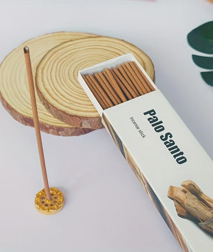 Set van 30 Dikke Geurige Rookwaren: Palo Santo, Salie, Ceder & Koffie - Voor Meditatie & Zuivering