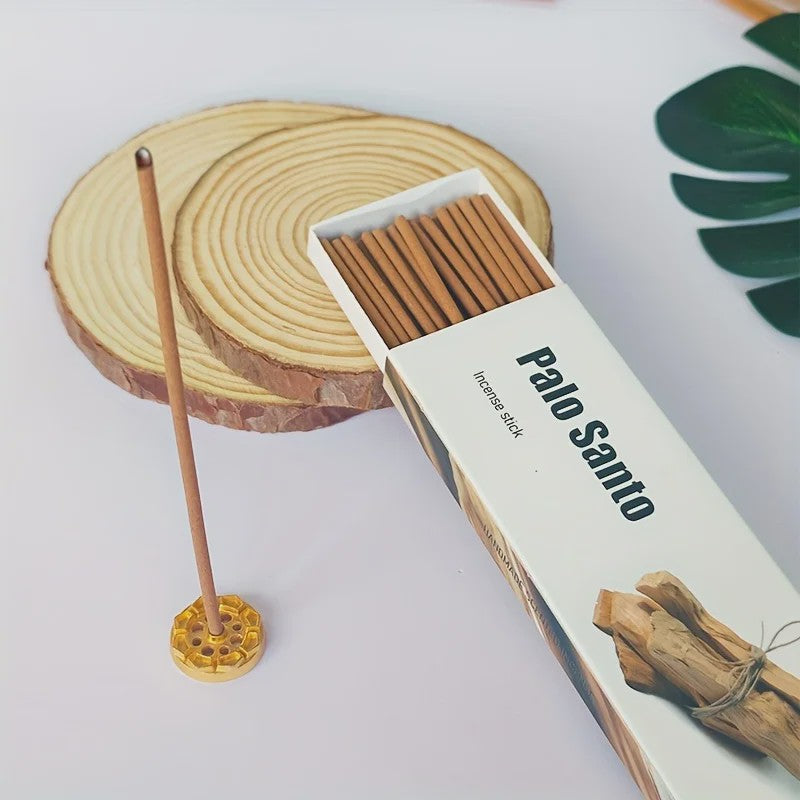 Set van 30 Dikke Geurige Rookwaren: Palo Santo, Salie, Ceder & Koffie - Voor Meditatie & Zuivering