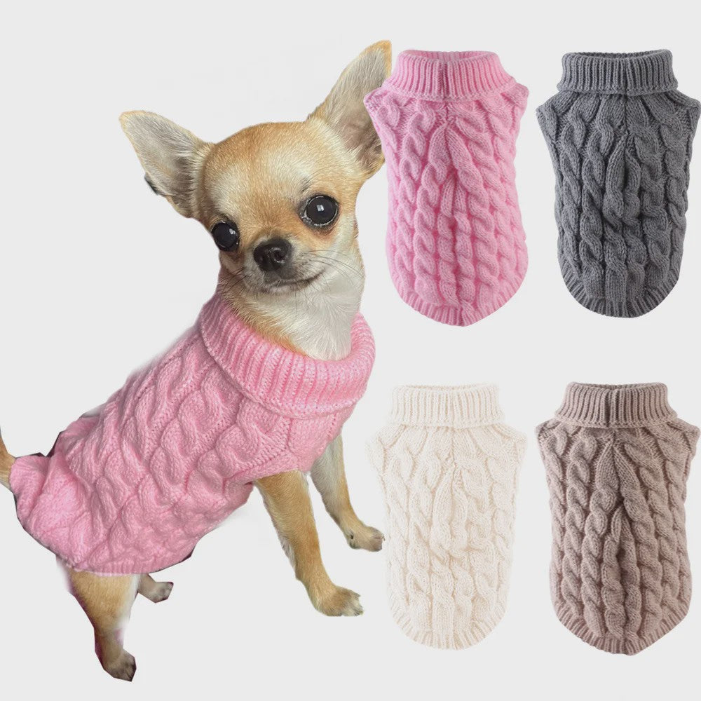 Warme Gebreide Hondentrui voor Kleine Honden - Chihuahua, Yorkshire Terrier & Puppy
