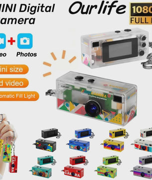 Mini Digitale Camera Sleutelhanger - 1080P HD Video & Foto's - Compact Retro Ontwerp