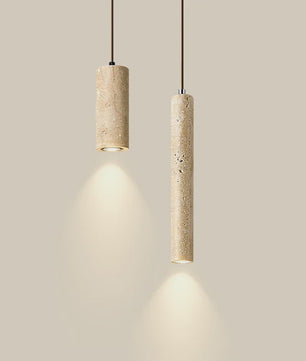 Retro Travertin Hanglamp - Sfeervolle Verlichting voor Slaapkamer, Woonkamer & Bar